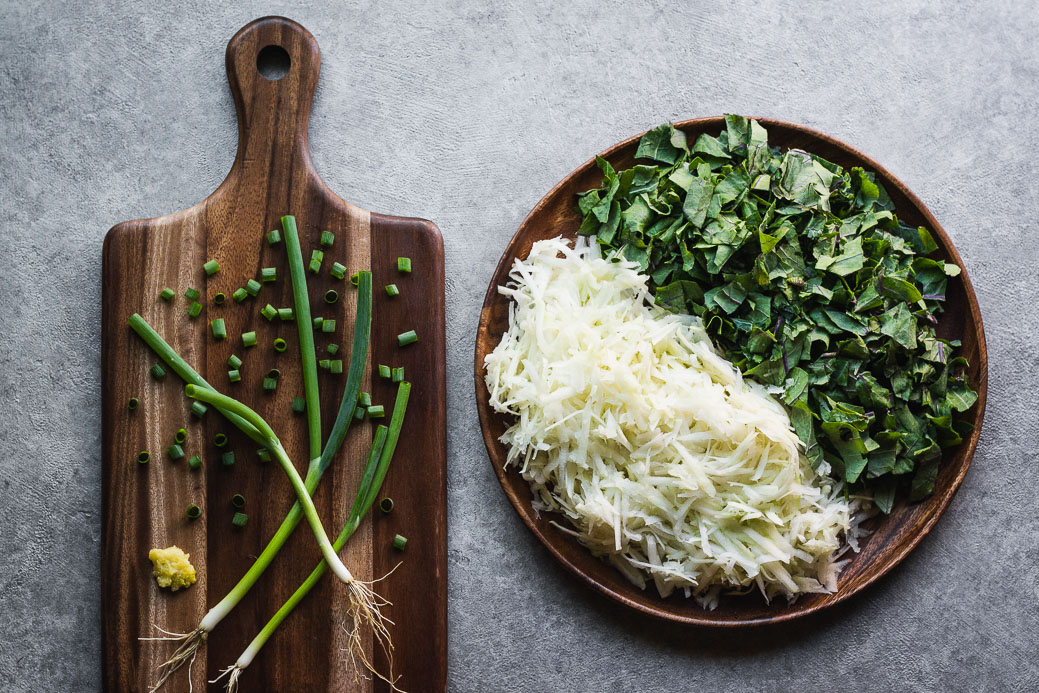 KOHLRABI FRITTERS
