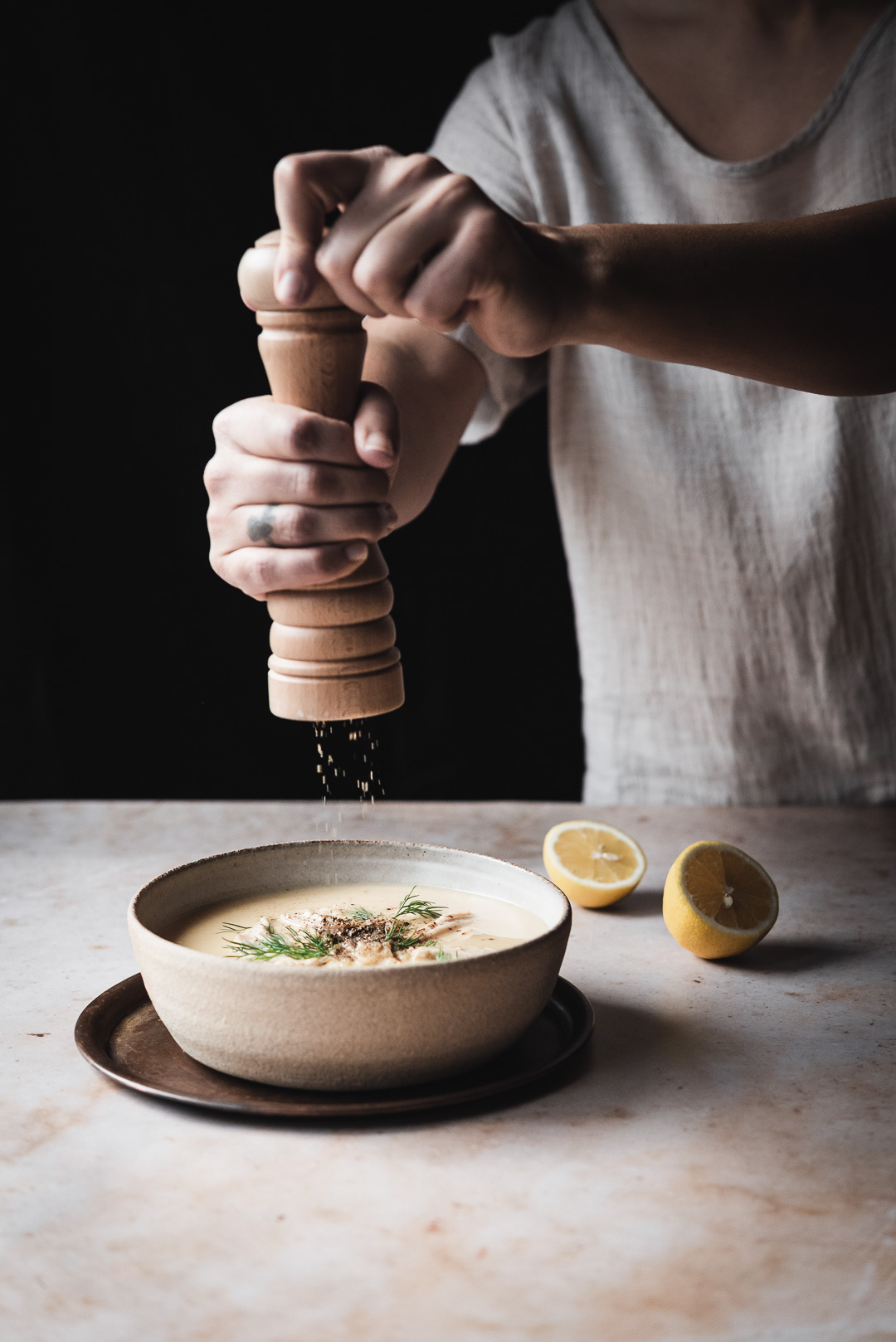 Greek avgolemono soup | ful-filled.com / Bella Karragiannidis