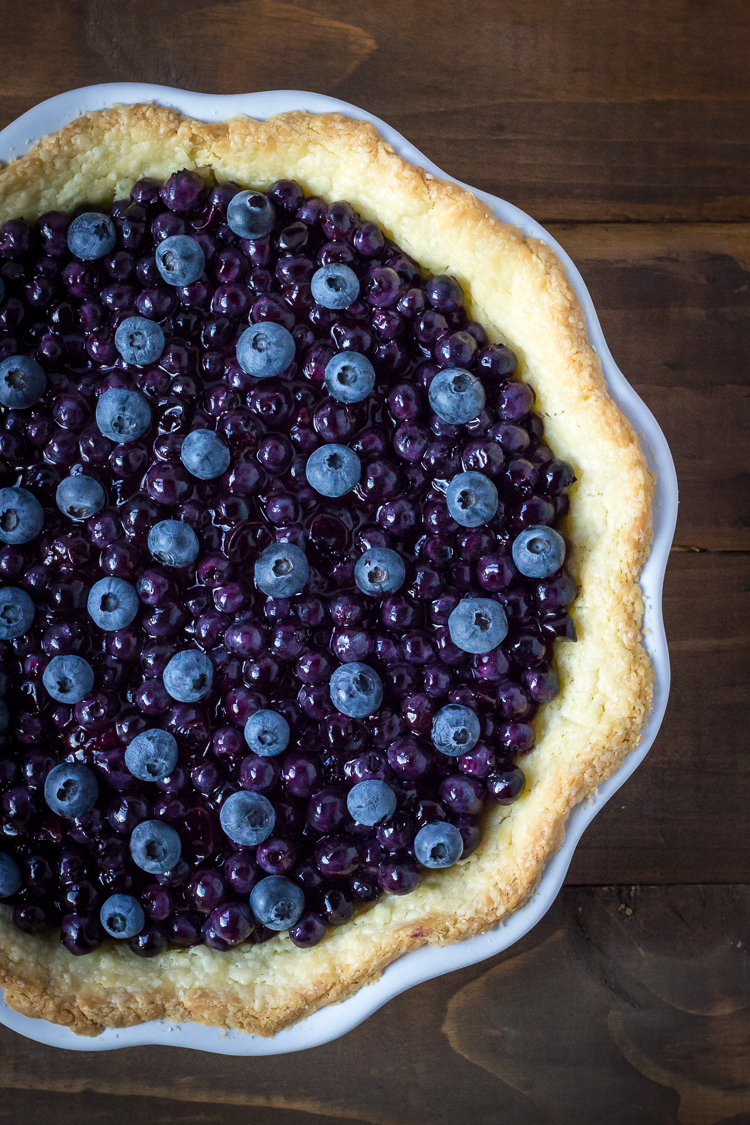 fresh blueberry pie step5