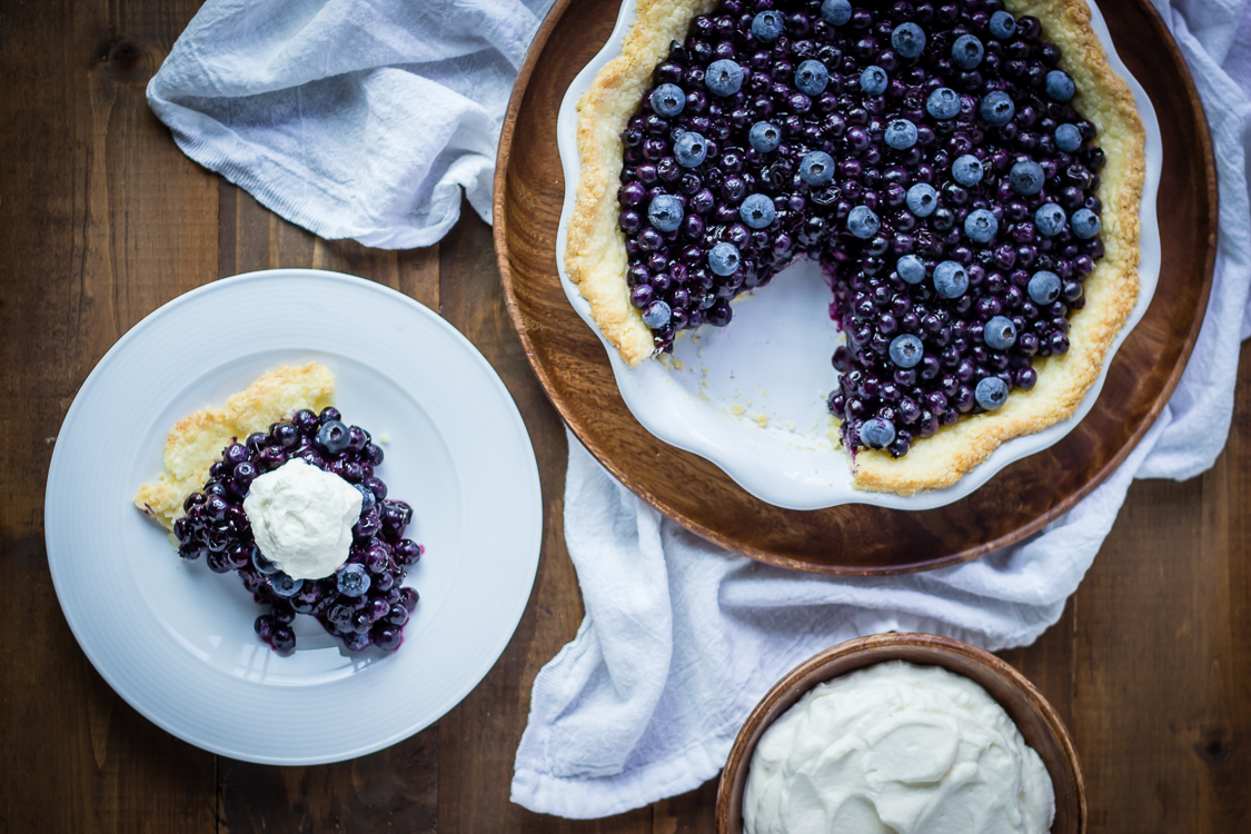 fresh blueberry pie 6