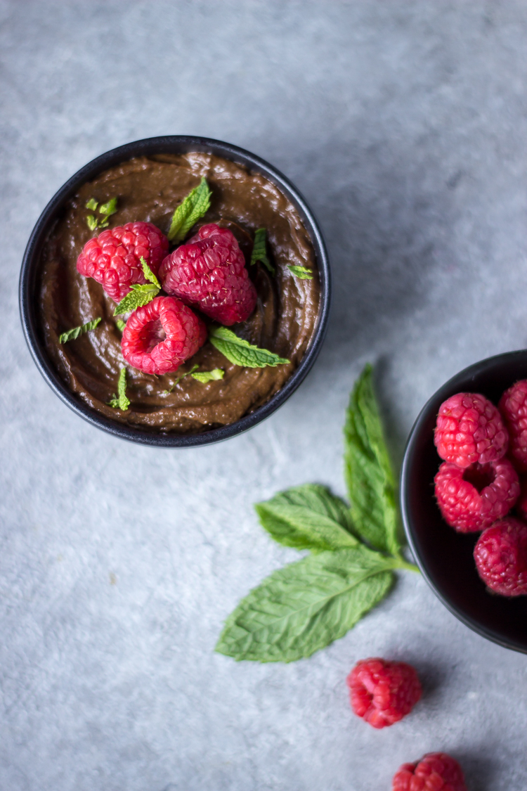 chocolate avocado mousse 2