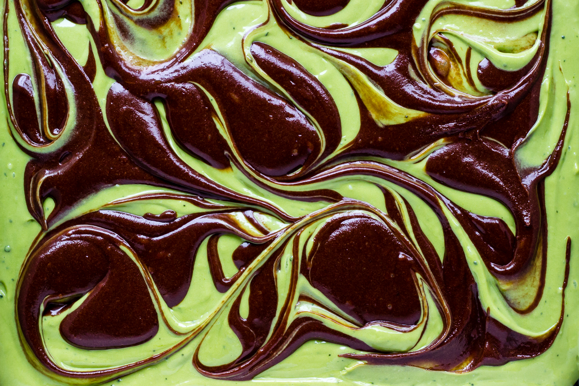 matcha cheesecake brownies