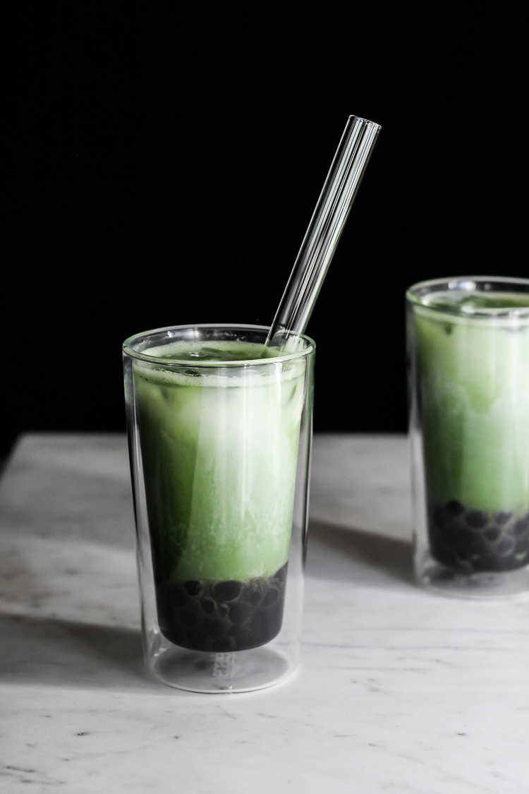 matcha pandan bubble tea