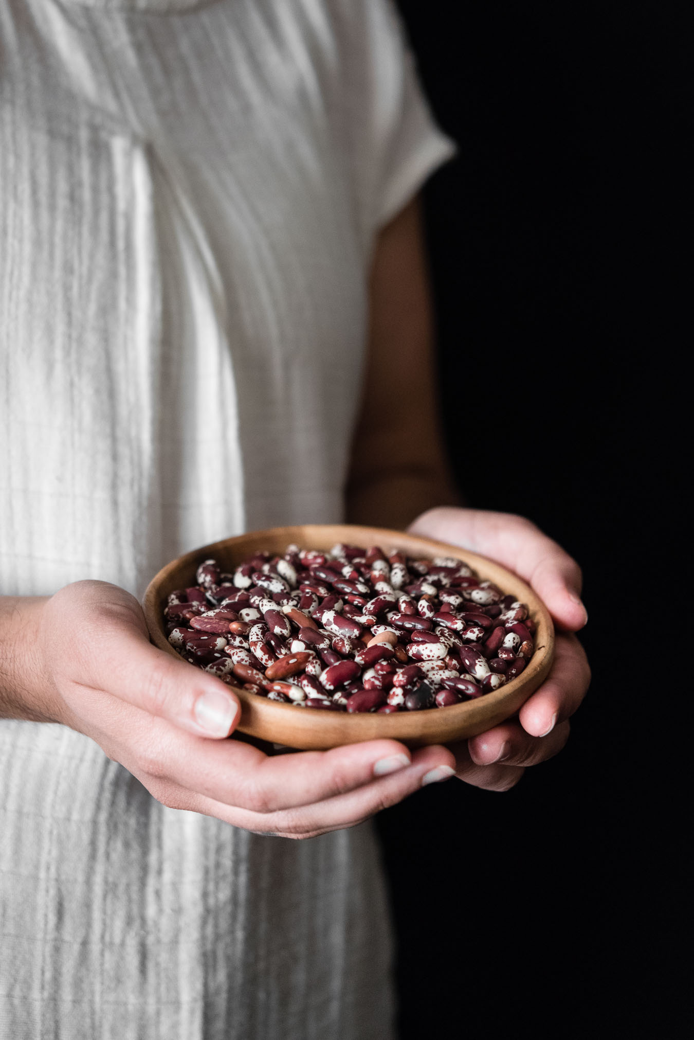 heirloom cattle bean summer salad