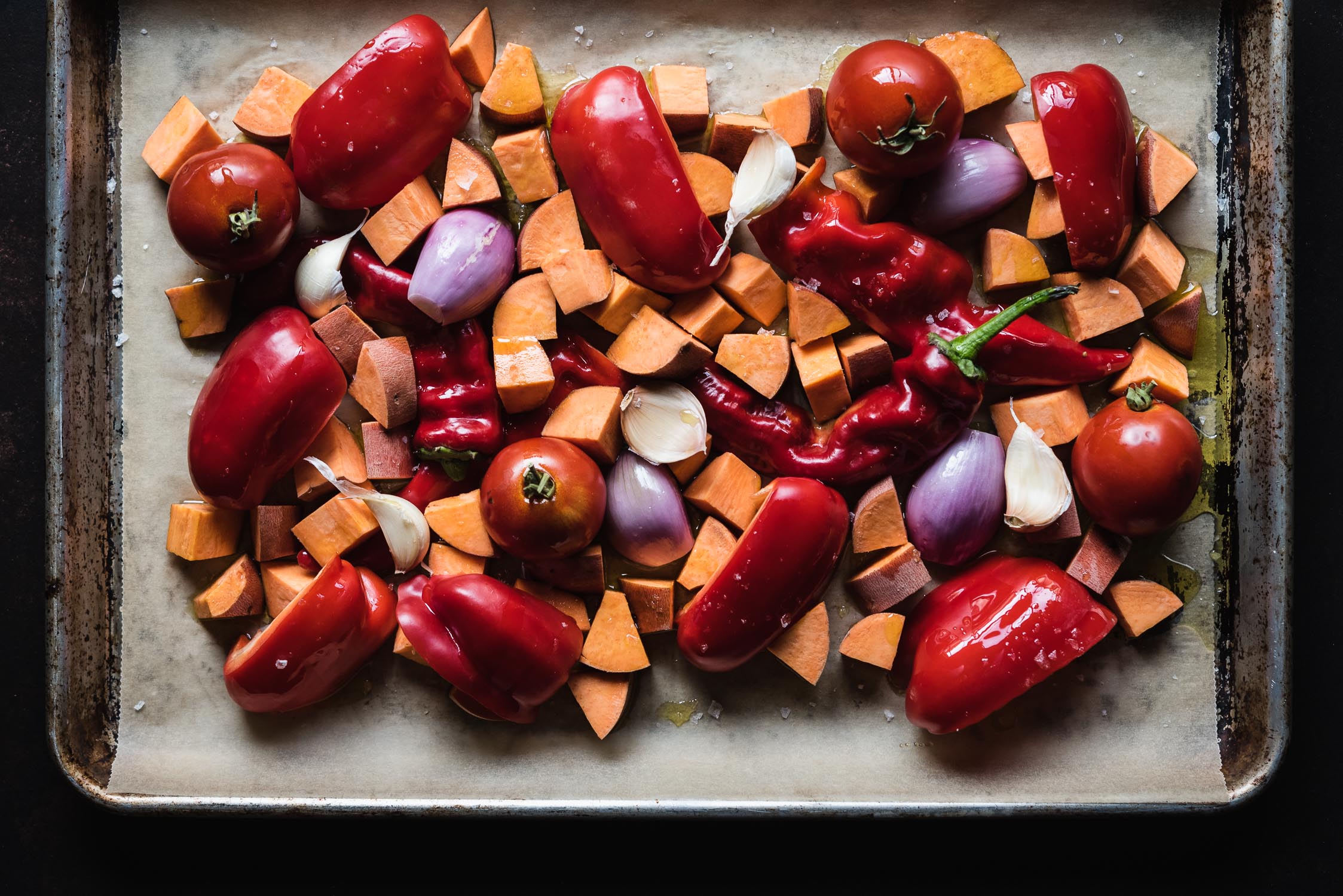 roasted red pepper sweet potato soup