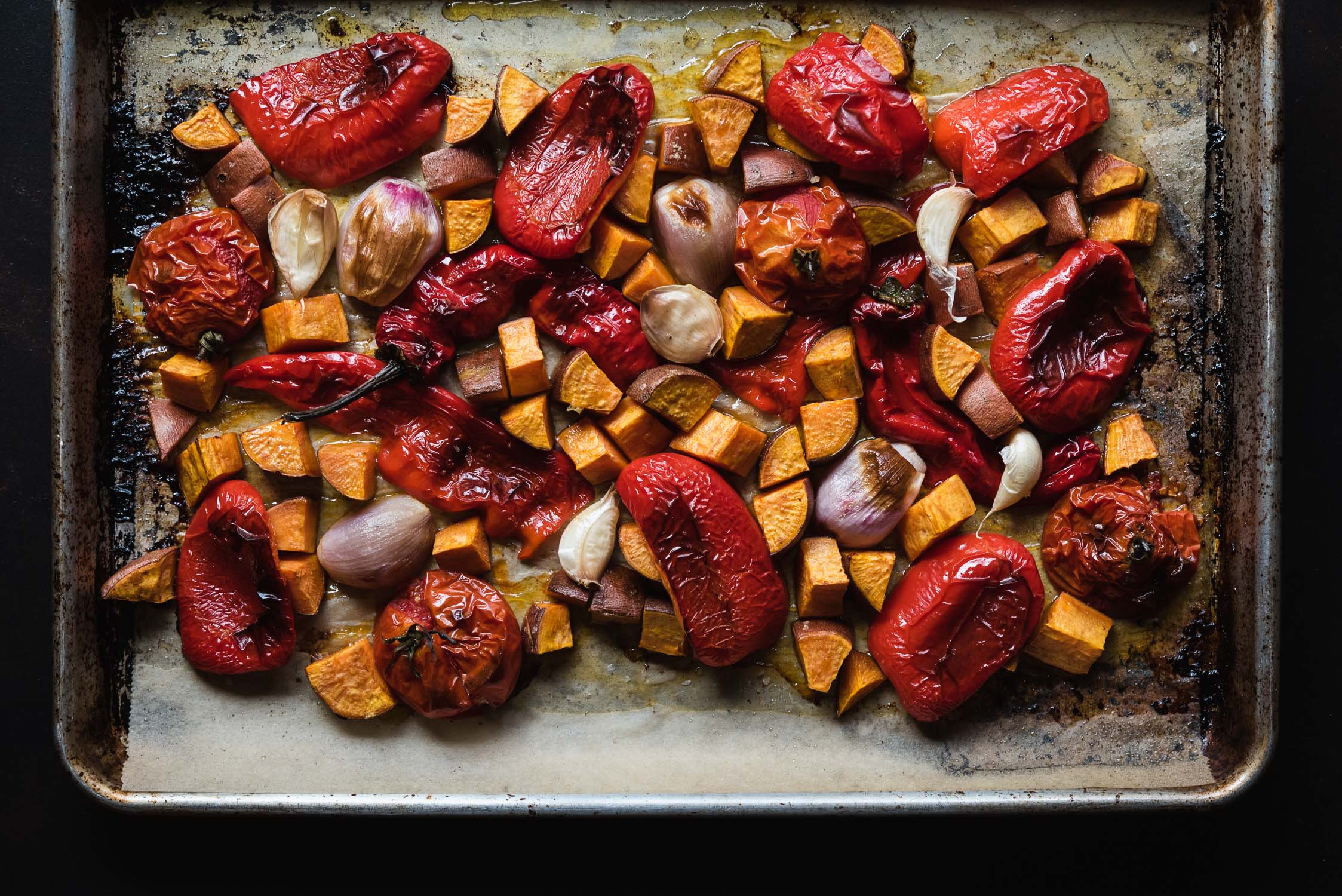 roasted red pepper sweet potato soup
