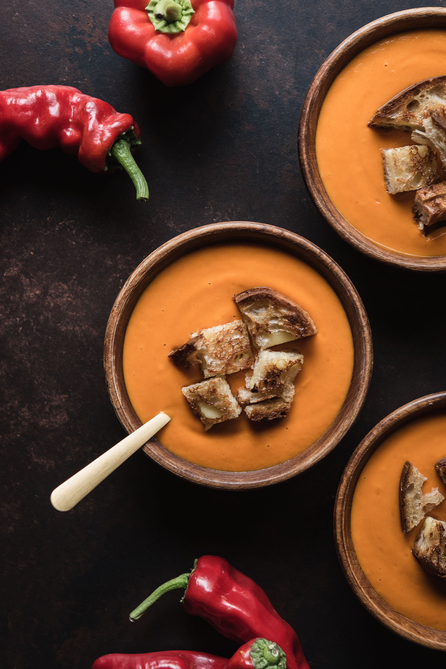 roasted red pepper sweet potato soup
