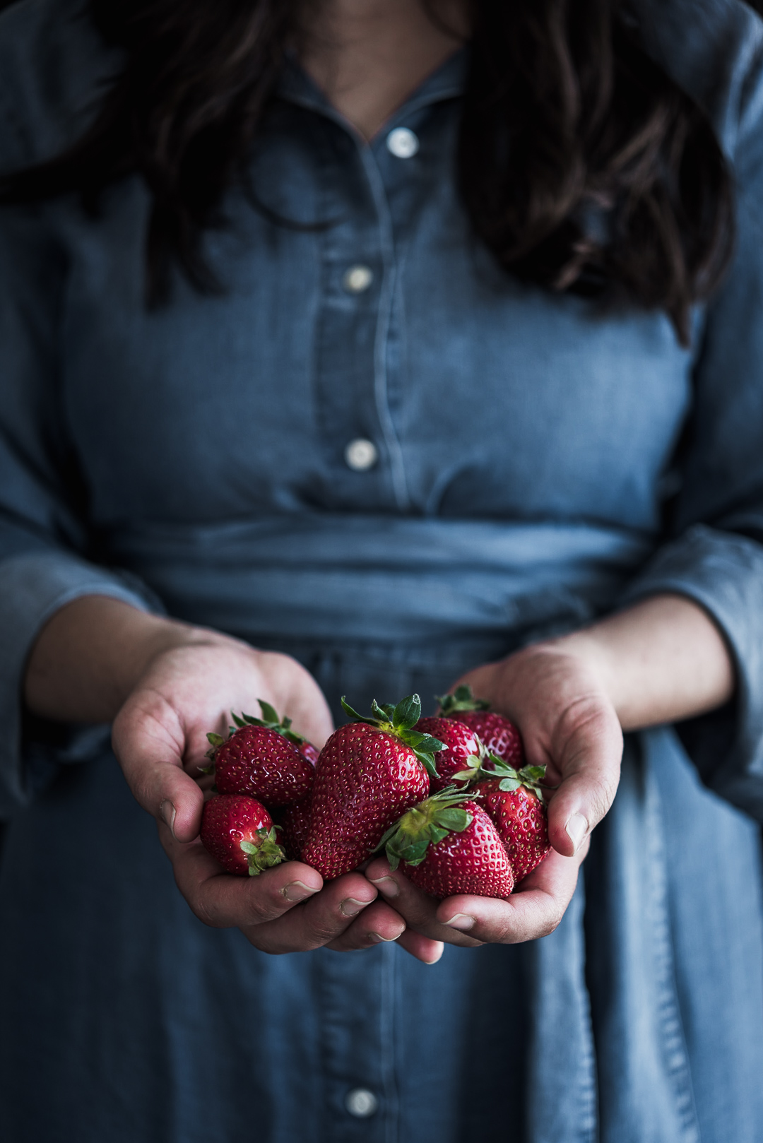 fresh Greek strawberries