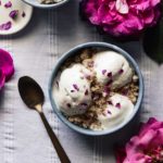 no-churn rosewater mastiha ice cream