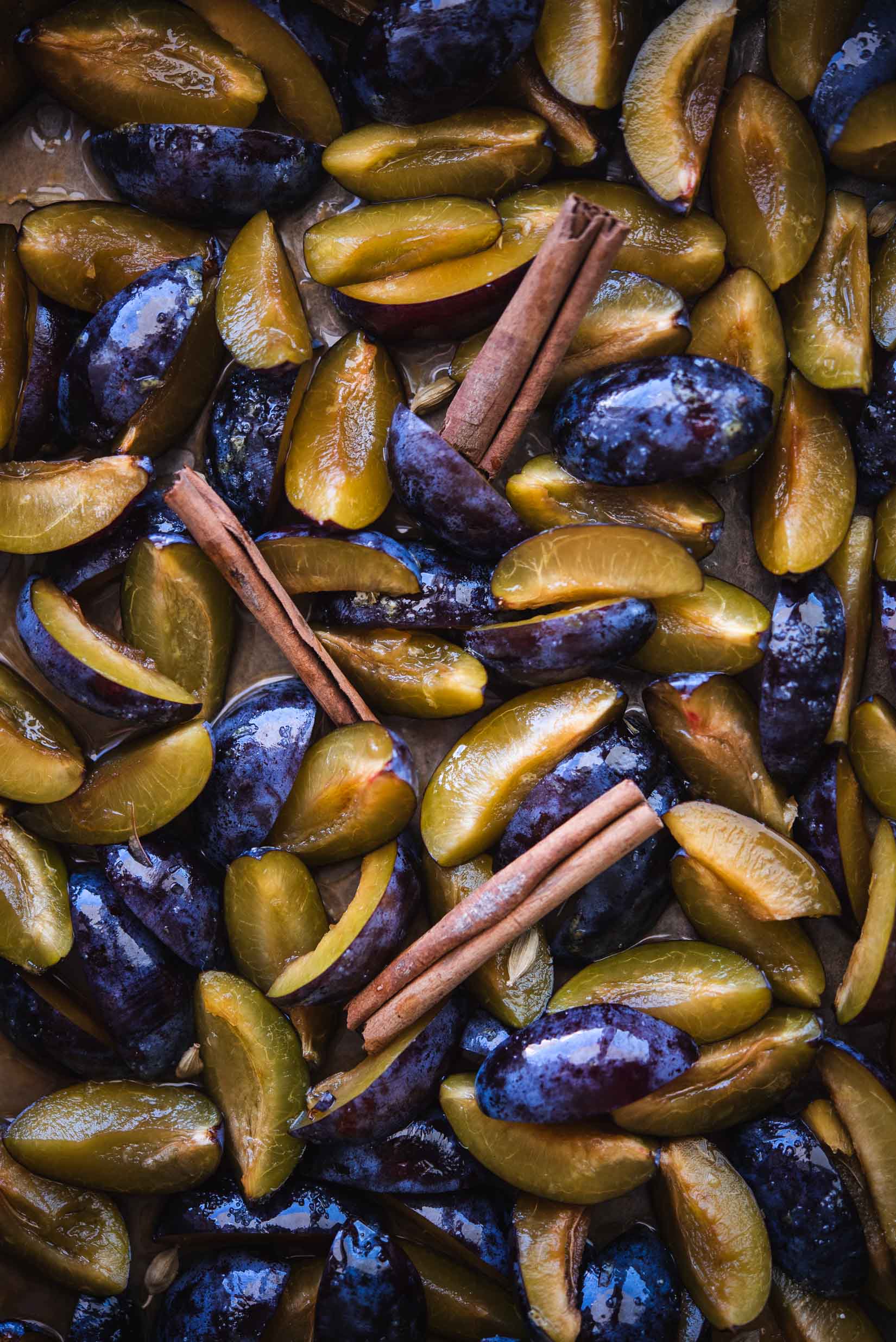 ROASTED PLUM SHEET PAN SHORTCAKE