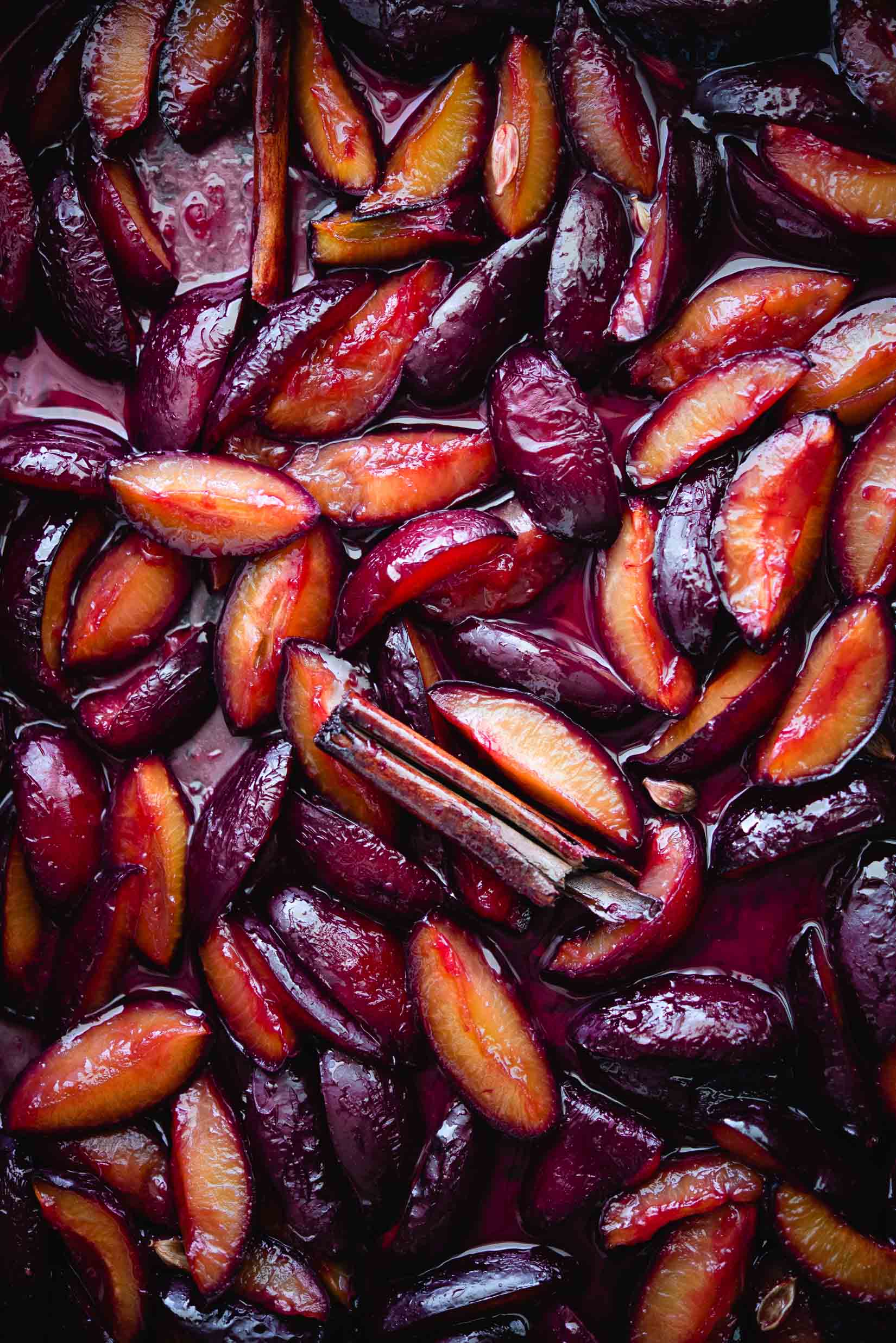 ROASTED PLUM SHEET PAN SHORTCAKE