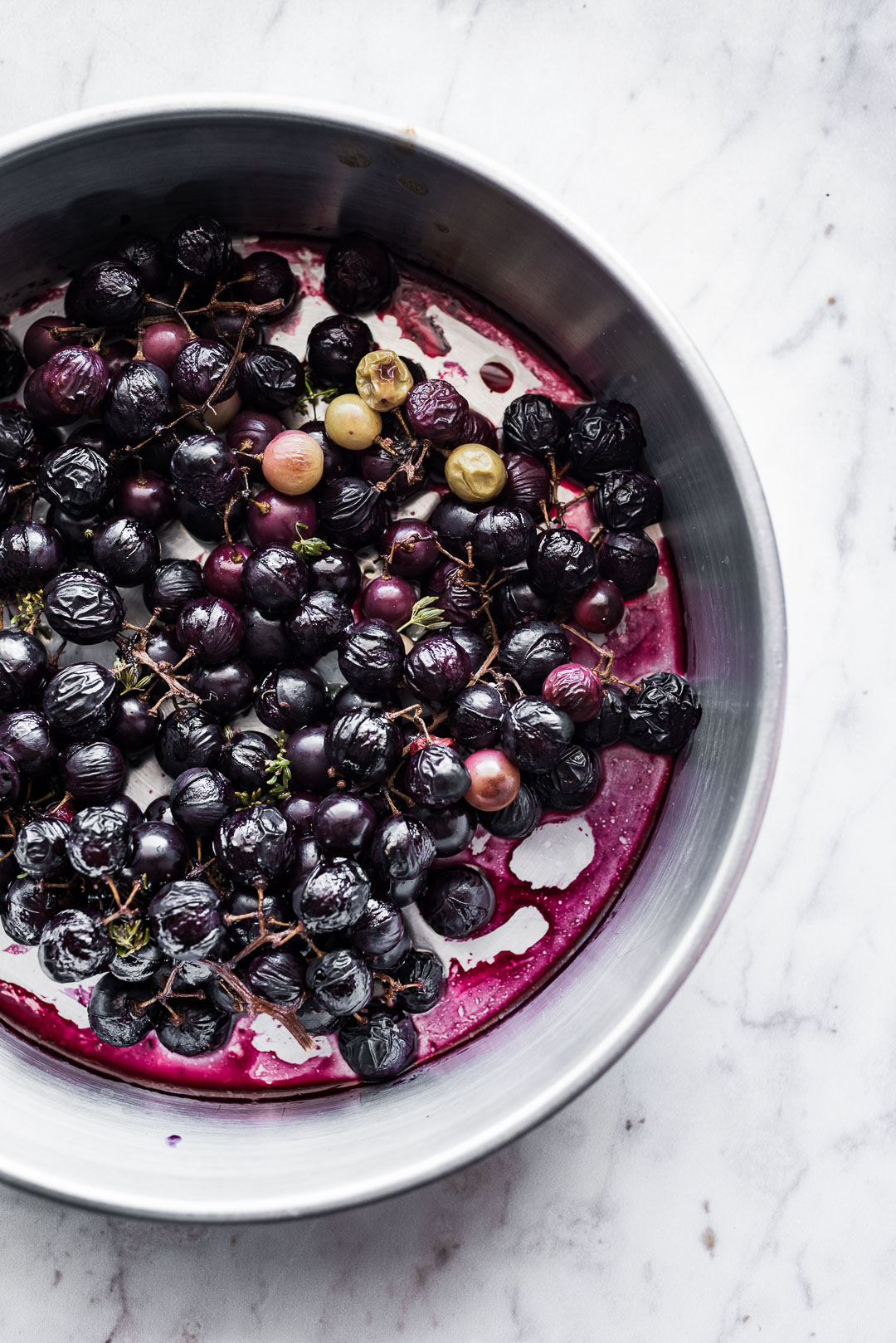 roasted grapes & fennel seeds