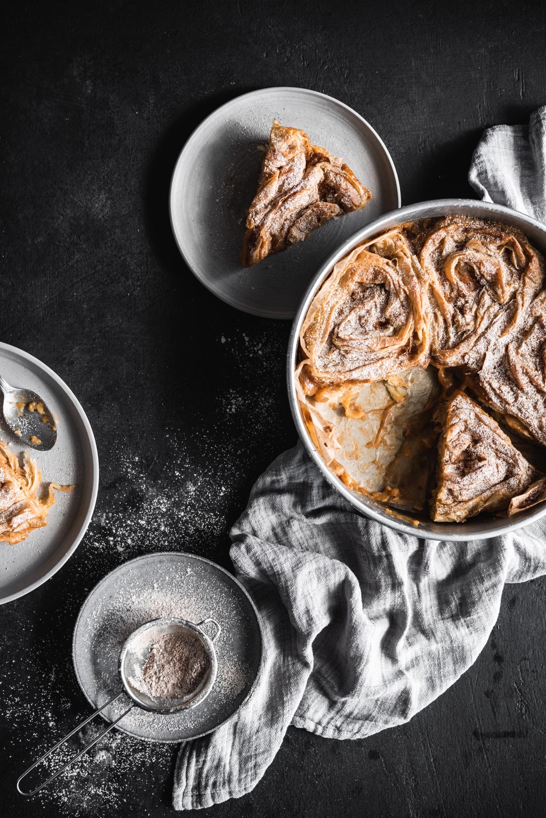 PUMPKIN SPICE RUFFLED MILK PIE