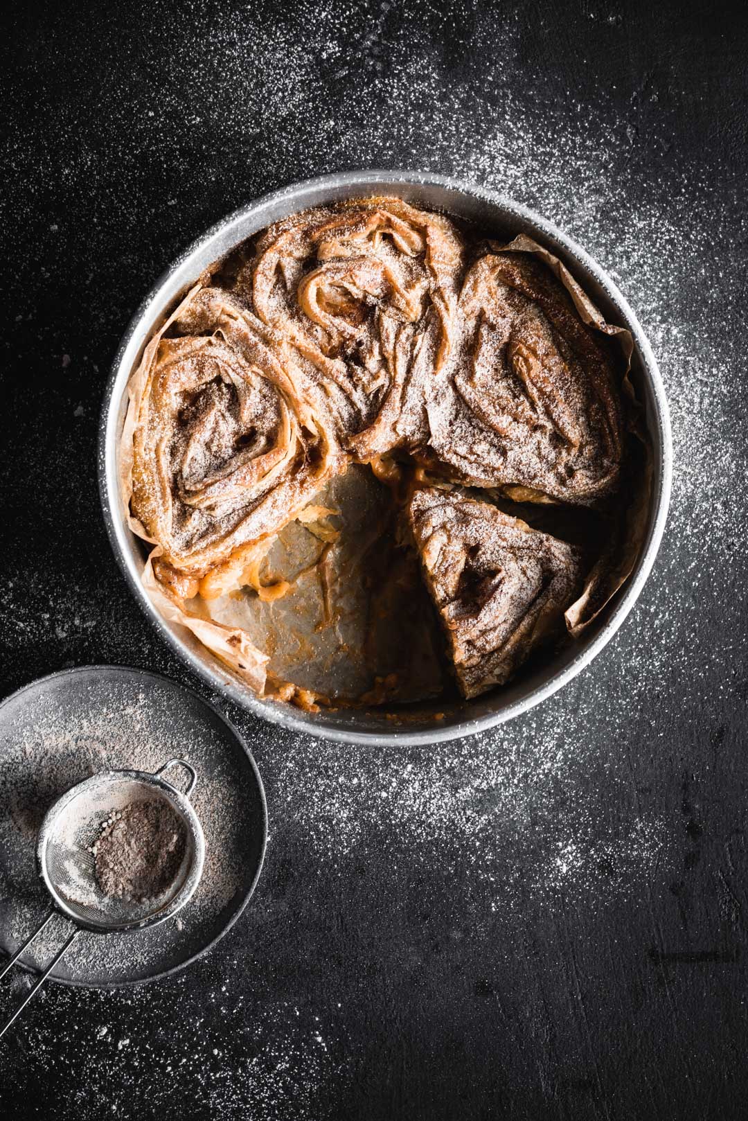 PUMPKIN SPICE RUFFLED MILK PIE