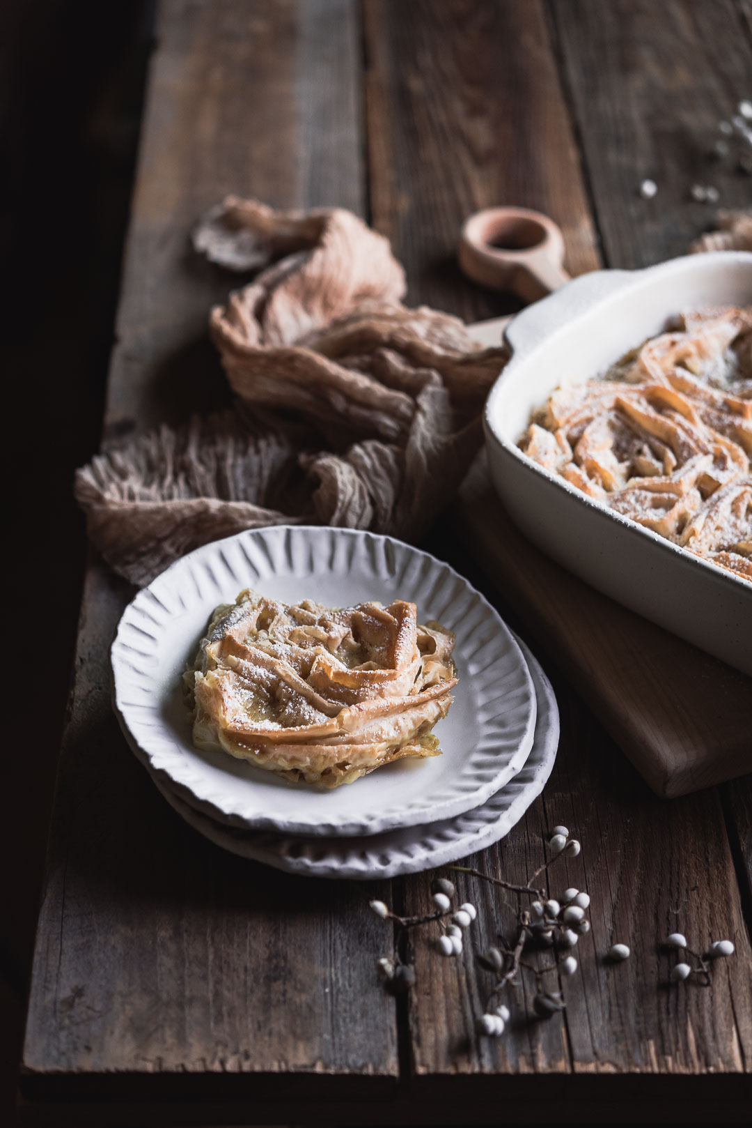 HOLIDAY NOG RUFFLED MILK ROLLS