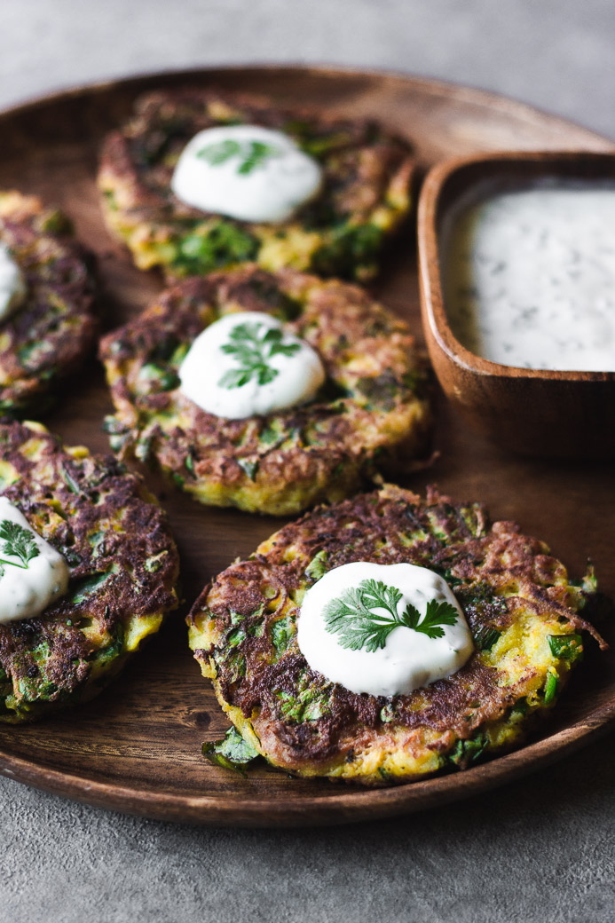 KOHLRABI FRITTERS