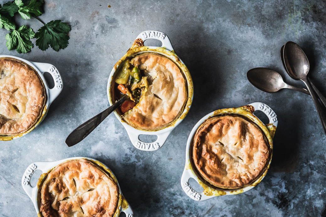 hawaij spiced chicken pot pie