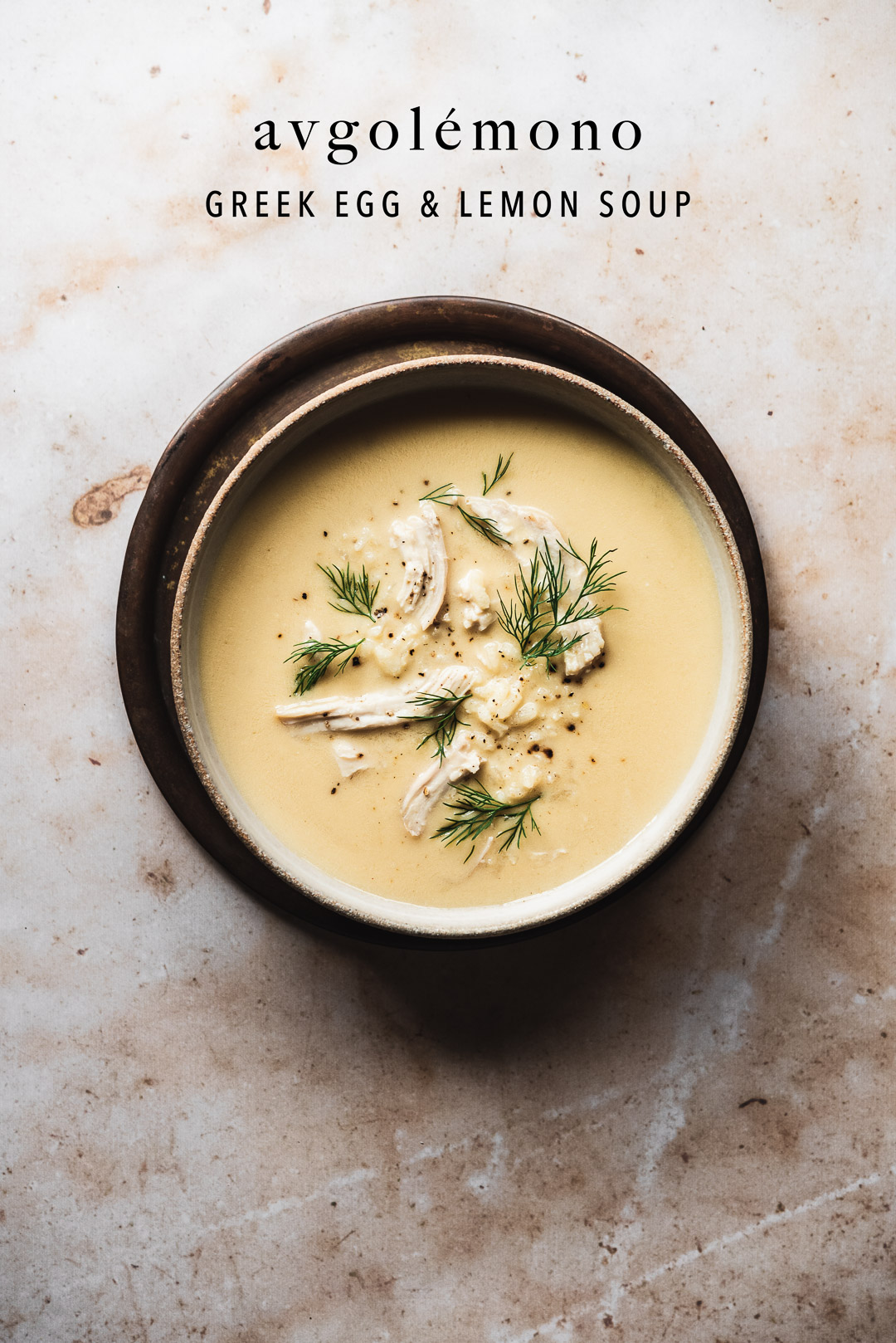 Greek avgolemono soup | ful-filled.com / Bella Karragiannidis