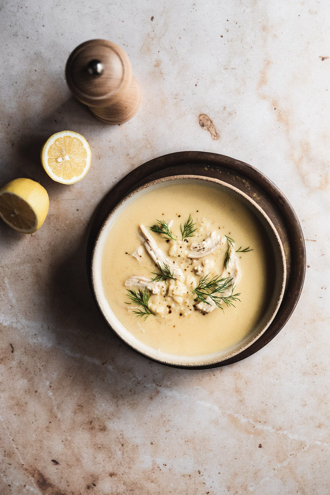 Greek avgolemono soup | ful-filled.com / Bella Karragiannidis