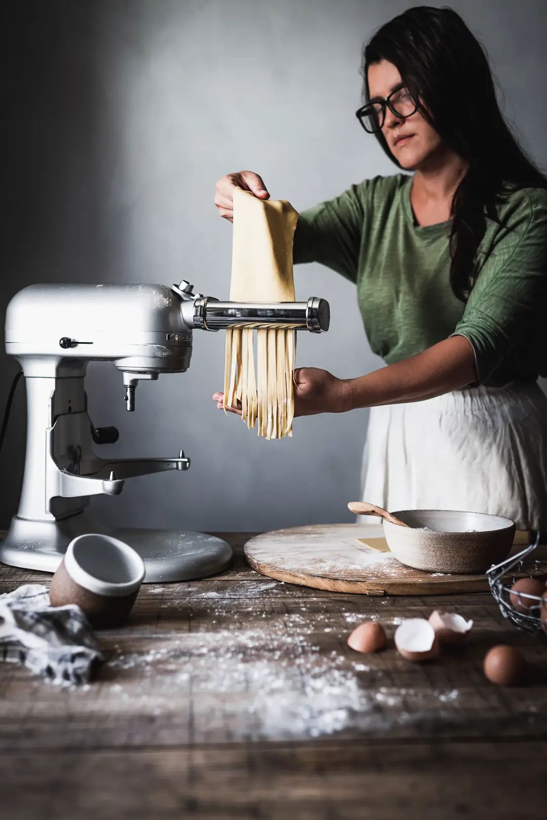 making fresh pasta