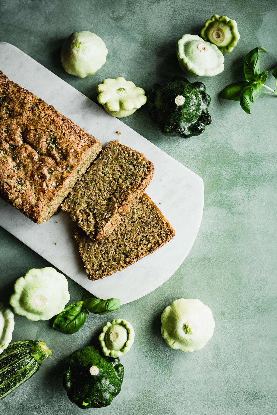 lemon basil zucchini bread