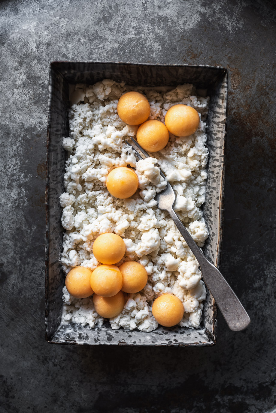 buttermilk & lemongrass granita