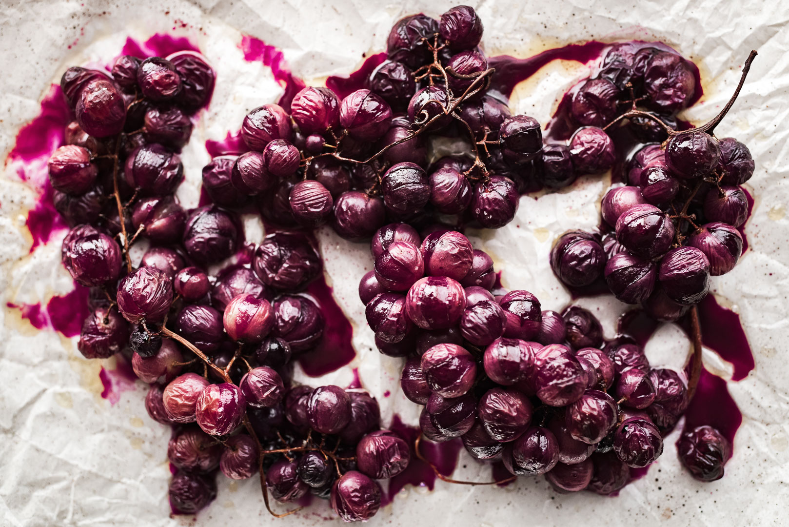 roasted thomcord grapes