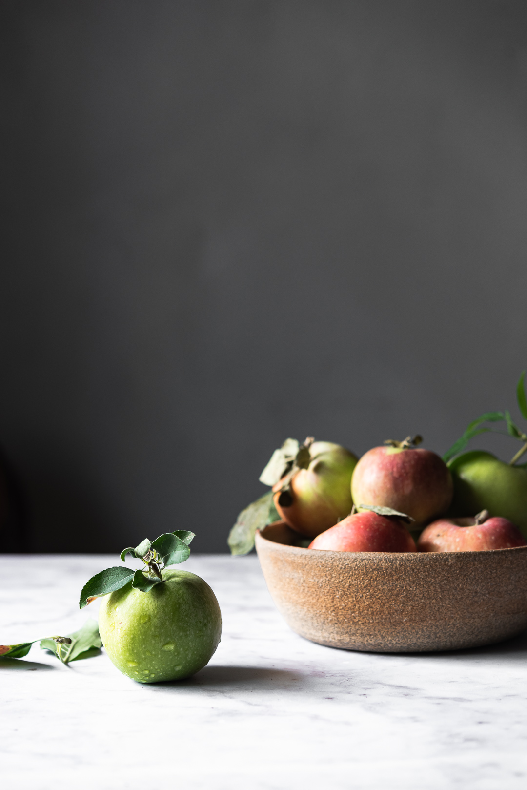 fresh picked apples for homemade apple butter