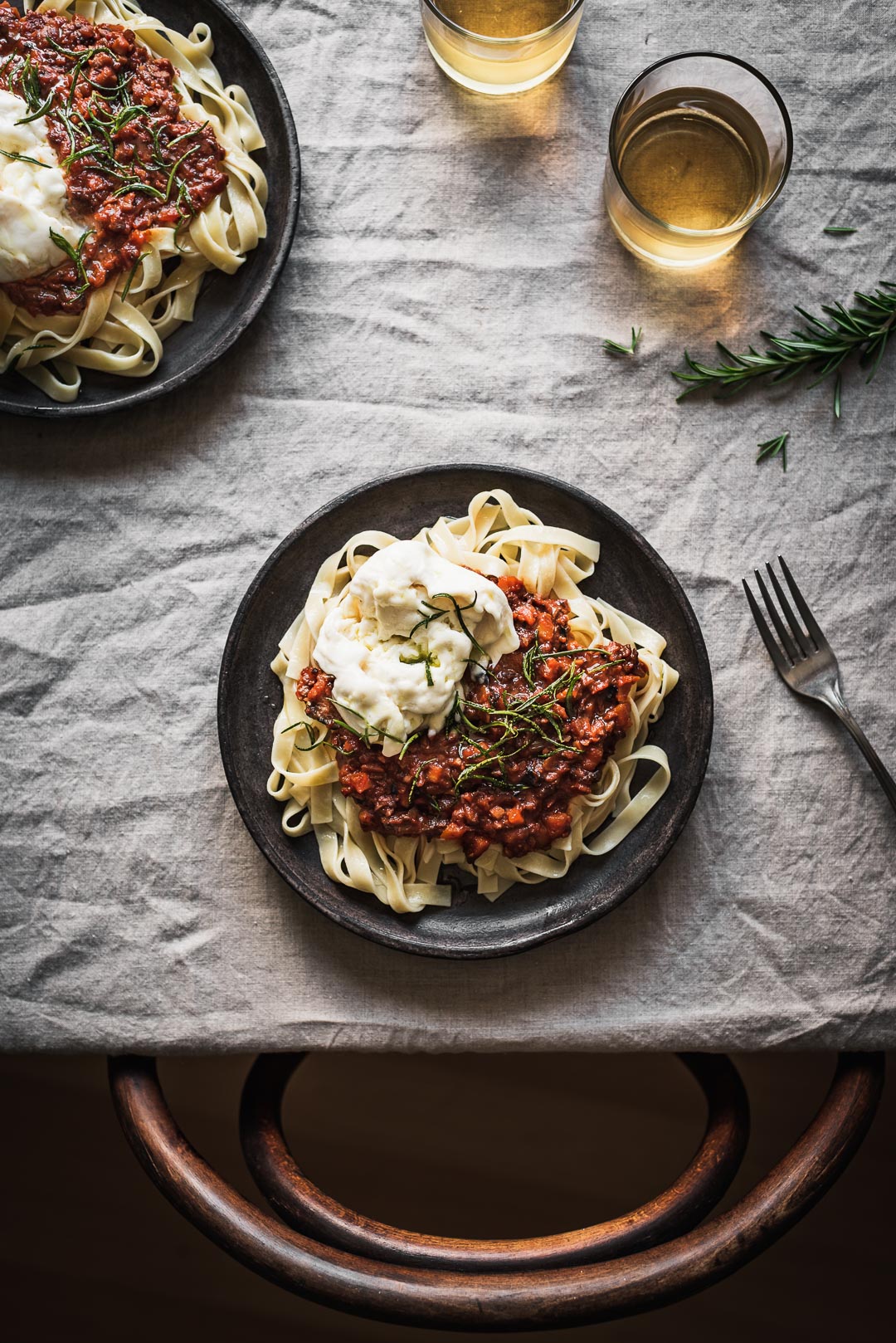 SMOKY MUSHROOM BOLOGNESE