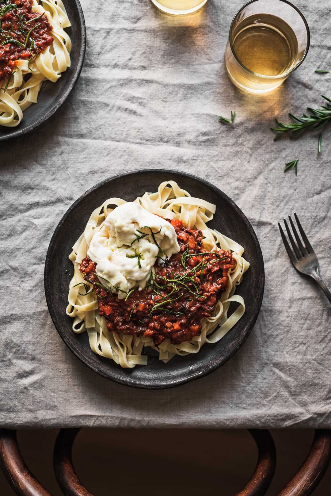 SMOKY MUSHROOM BOLOGNESE