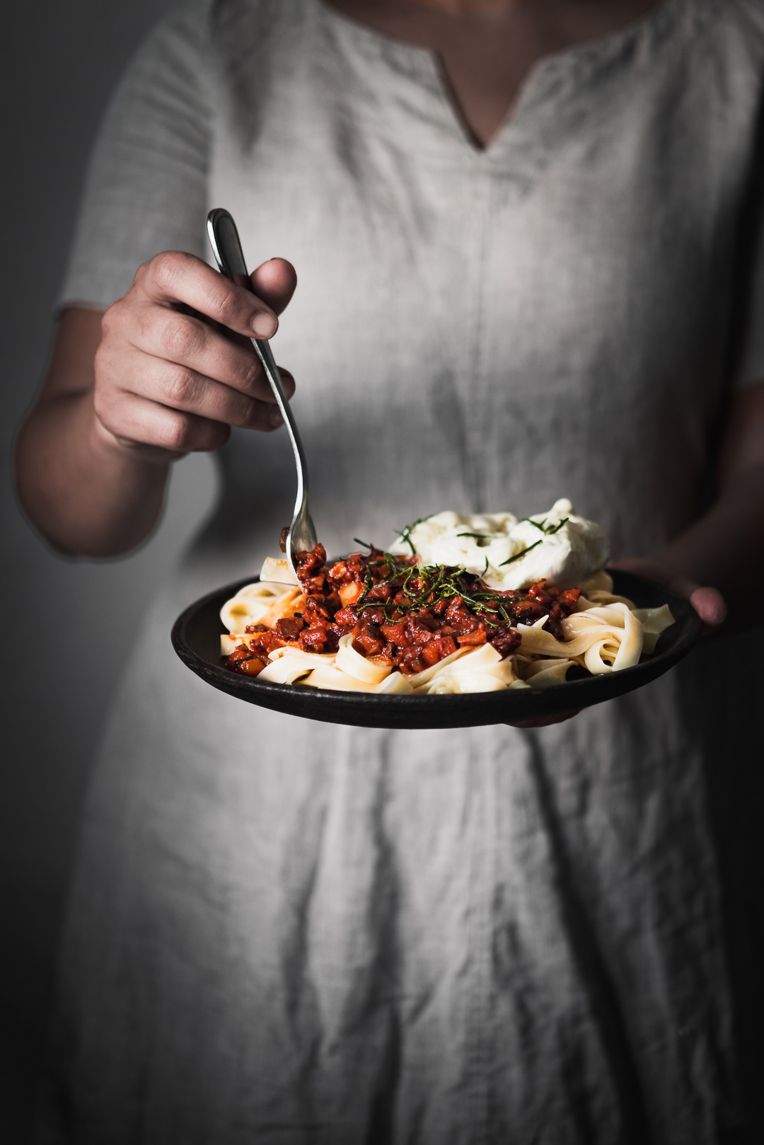 SMOKY MUSHROOM BOLOGNESE