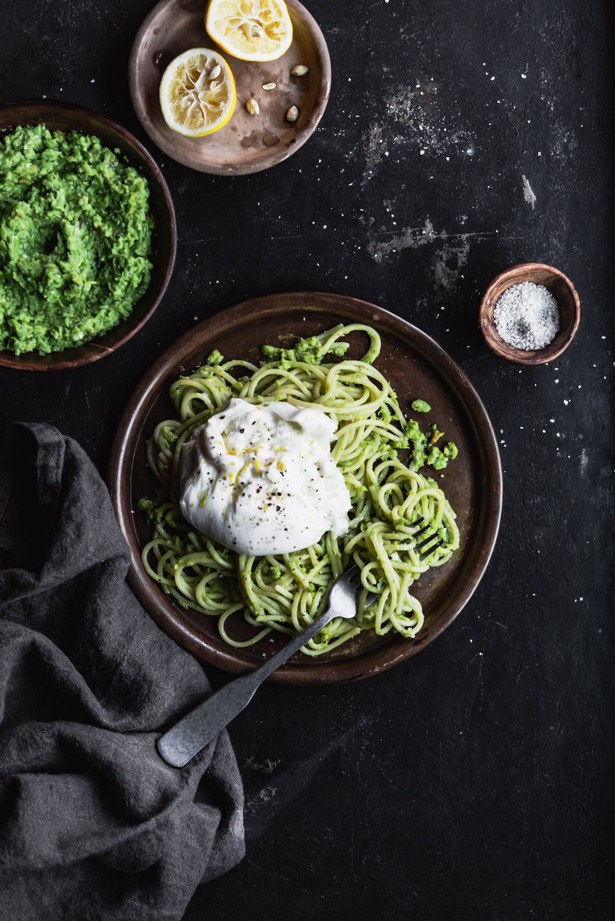 PEA & PISTACHIO PESTO PASTA