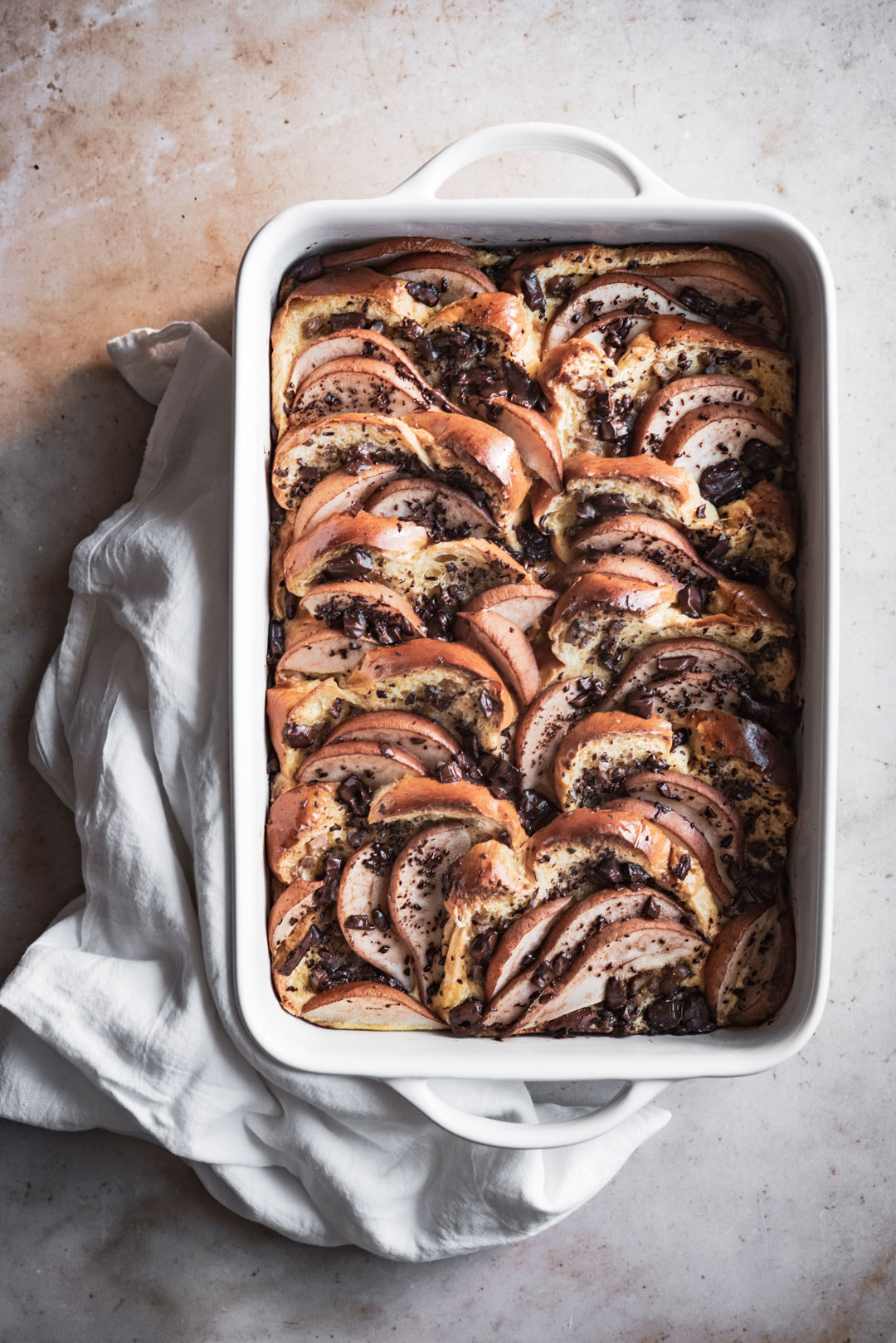 CHOCOLATE + CHESTNUT & PEAR BRIOCHE FRENCH TOAST