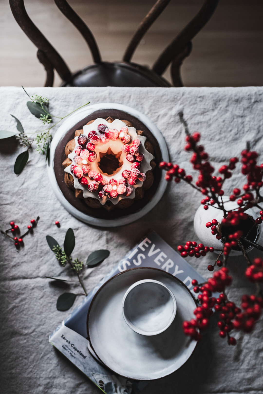 Almost-Famous Cranberry Bundt Cake from Everyday Is Saturday by Sarah Copeland
