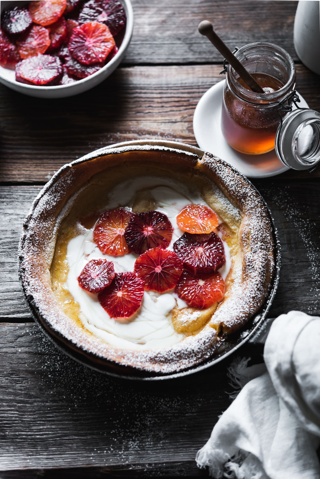 BLOOD ORANGE BUTTERMILK DUTCH BABY