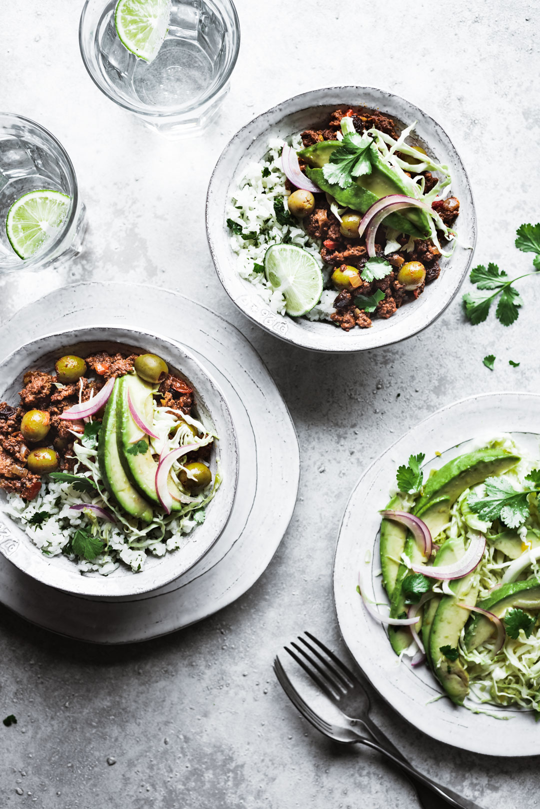 CUBAN PICADILLO BOWLS