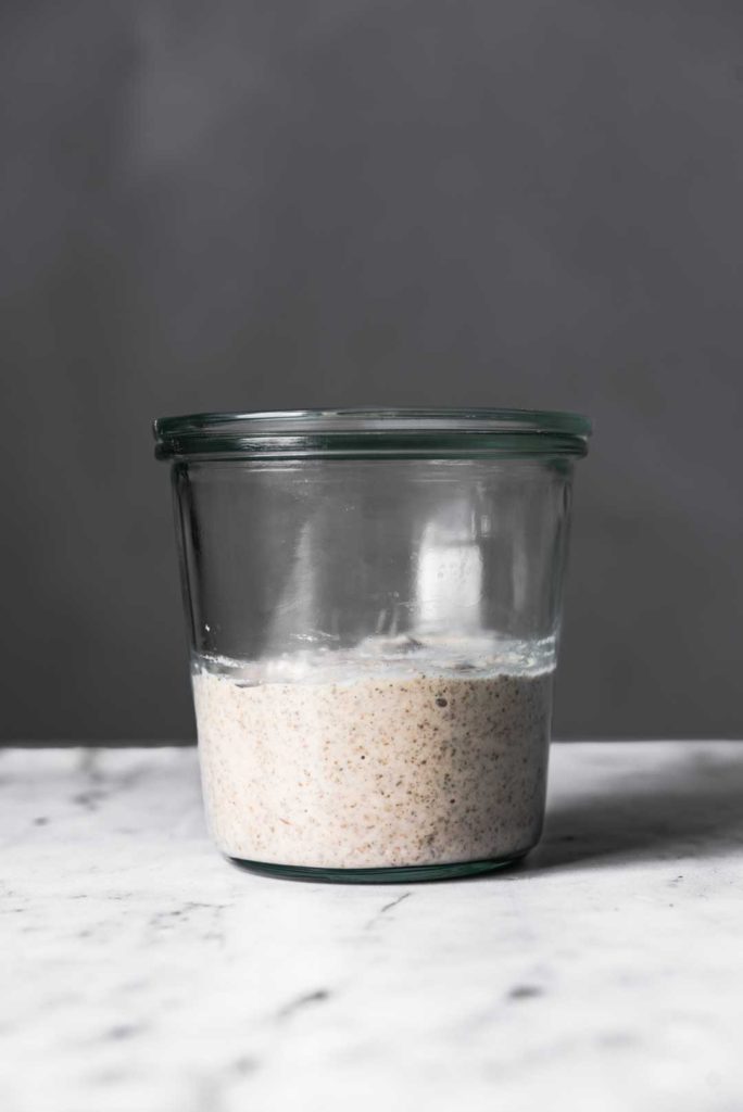 SOURDOUGH LEAVEN BEFORE PROOFING