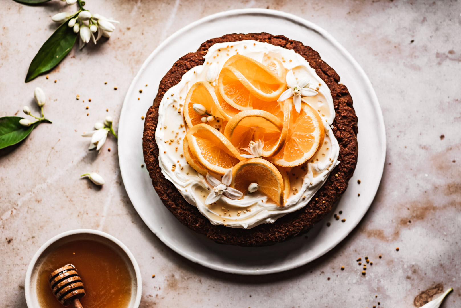 Orange Cake with Coconut Yogurt Frosting from the Bakerita Cookbook