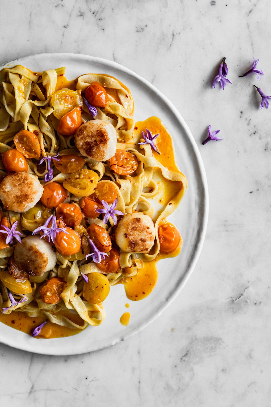 SAFFRON CHILI SUN GOLD TOMATO PASTA