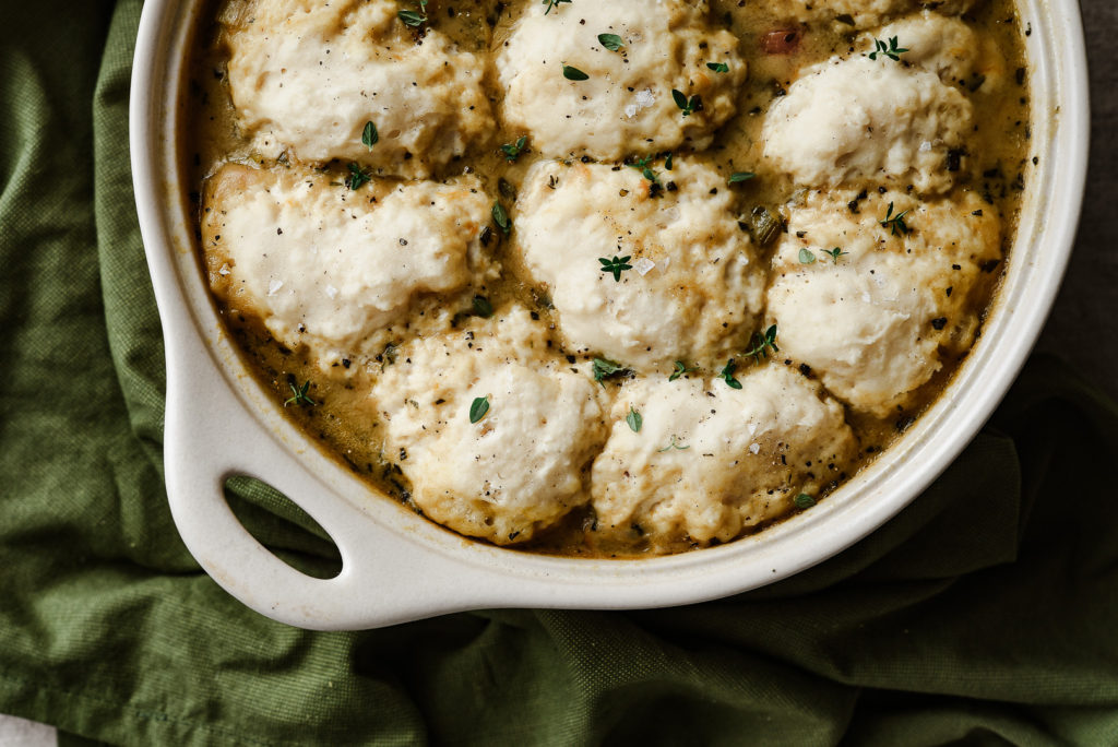 CREAMY VEGETABLE DUMPLING SOUP