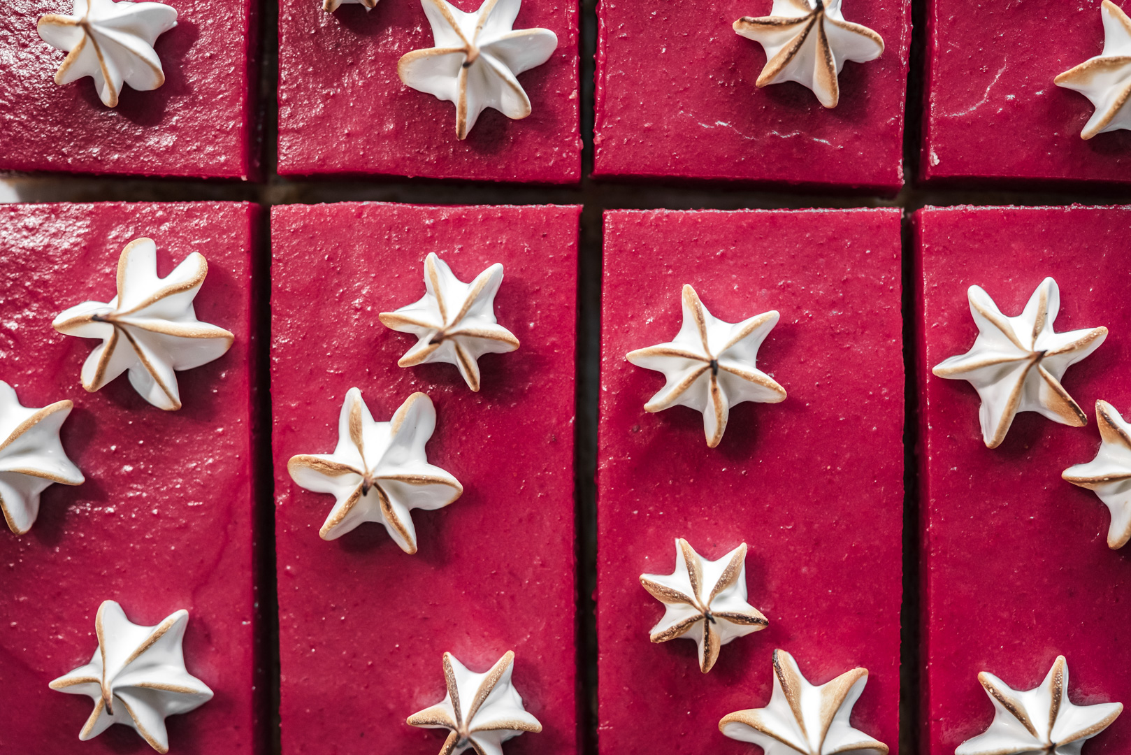 perfect cranberry bar close up