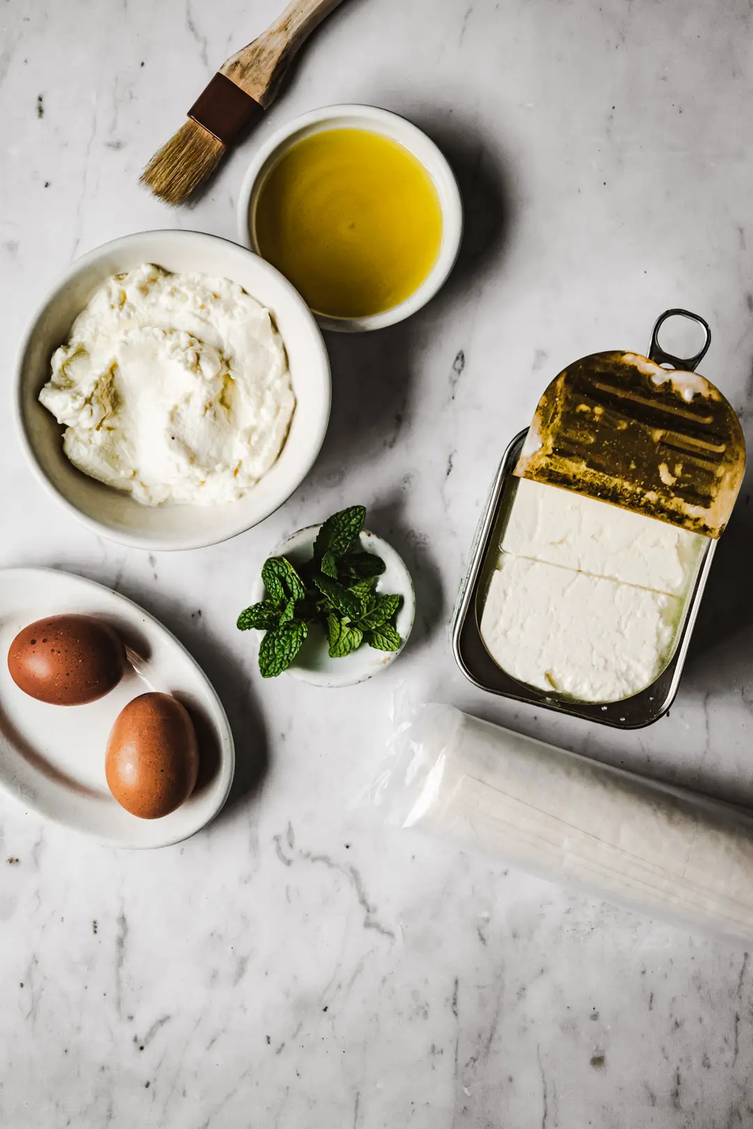 easy Greek cheese triangle ingredients