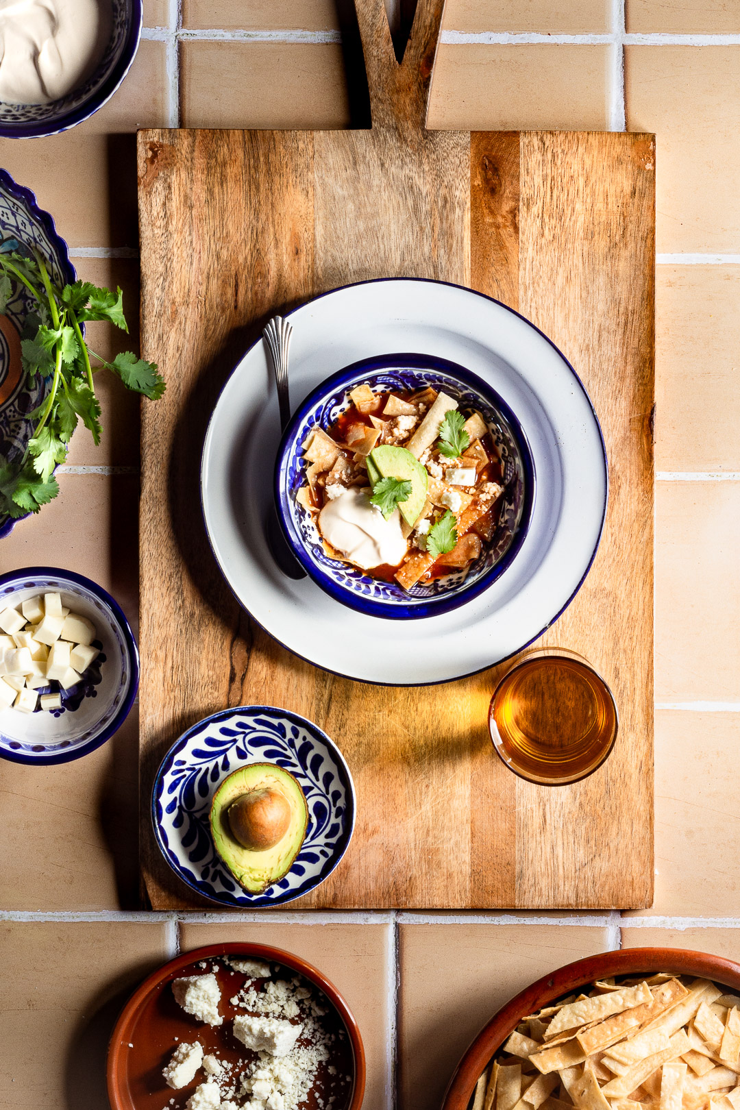 Traditional Mexican Tortilla Soup