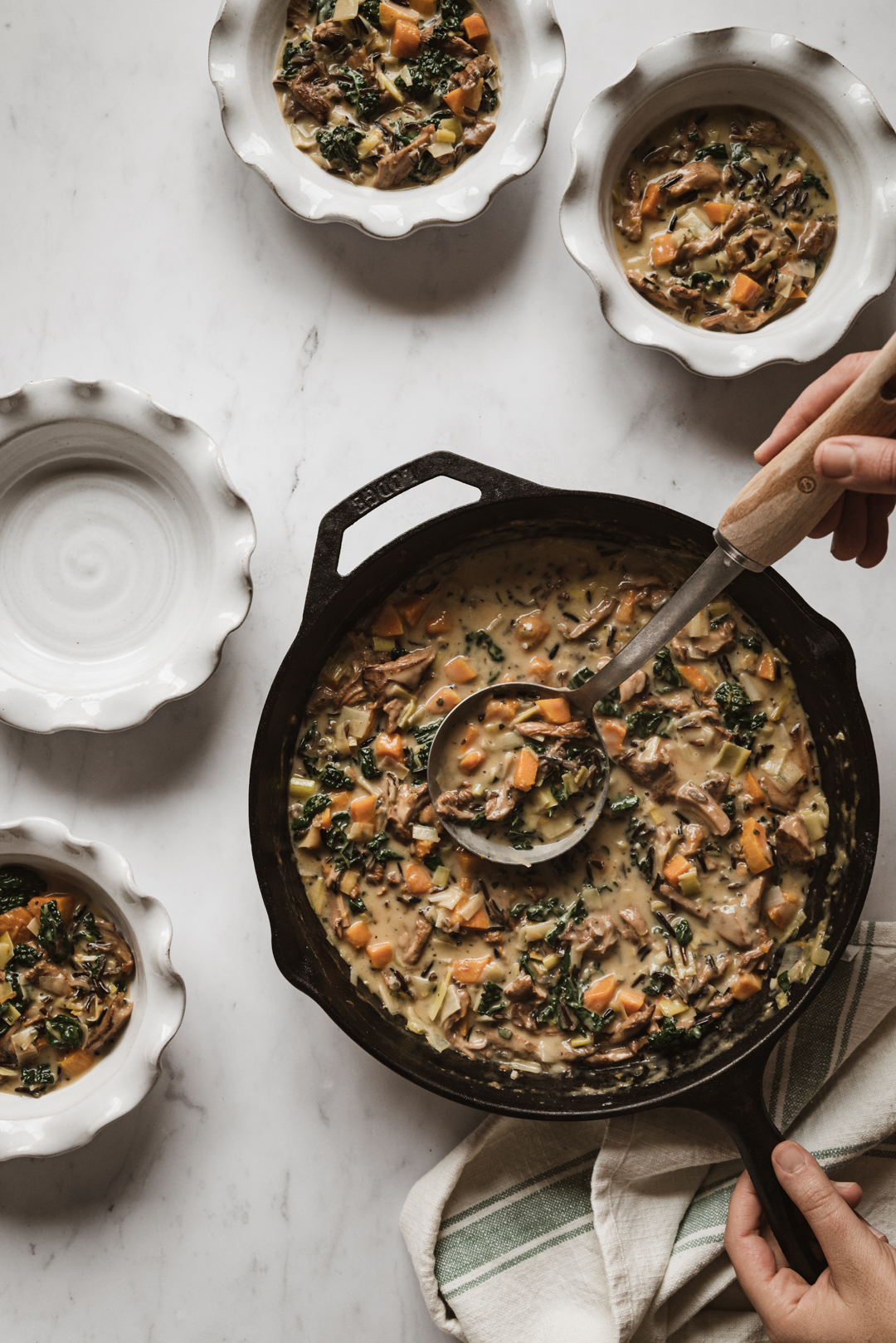 Inspired by Native foods of America these mushroom wild rice pot pies are a simple, comforting, and delicious meal