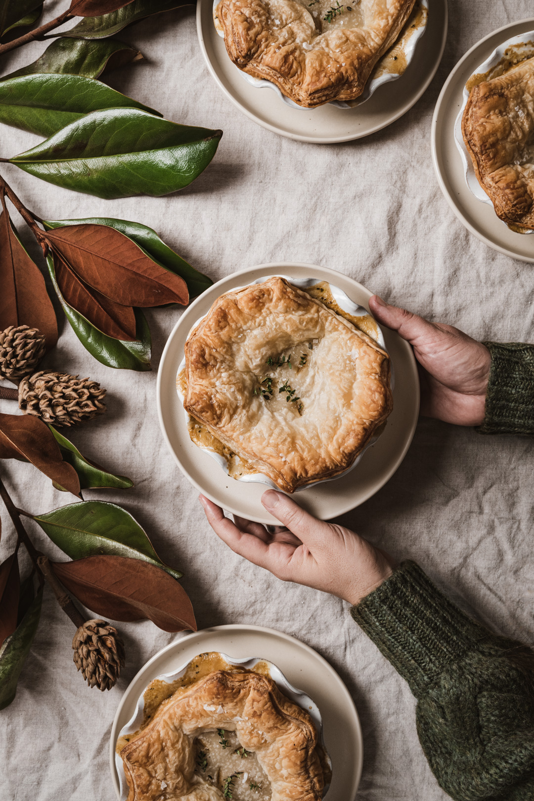 Inspired by Native foods of America these mushroom wild rice pot pies are a simple, comforting, and delicious meal