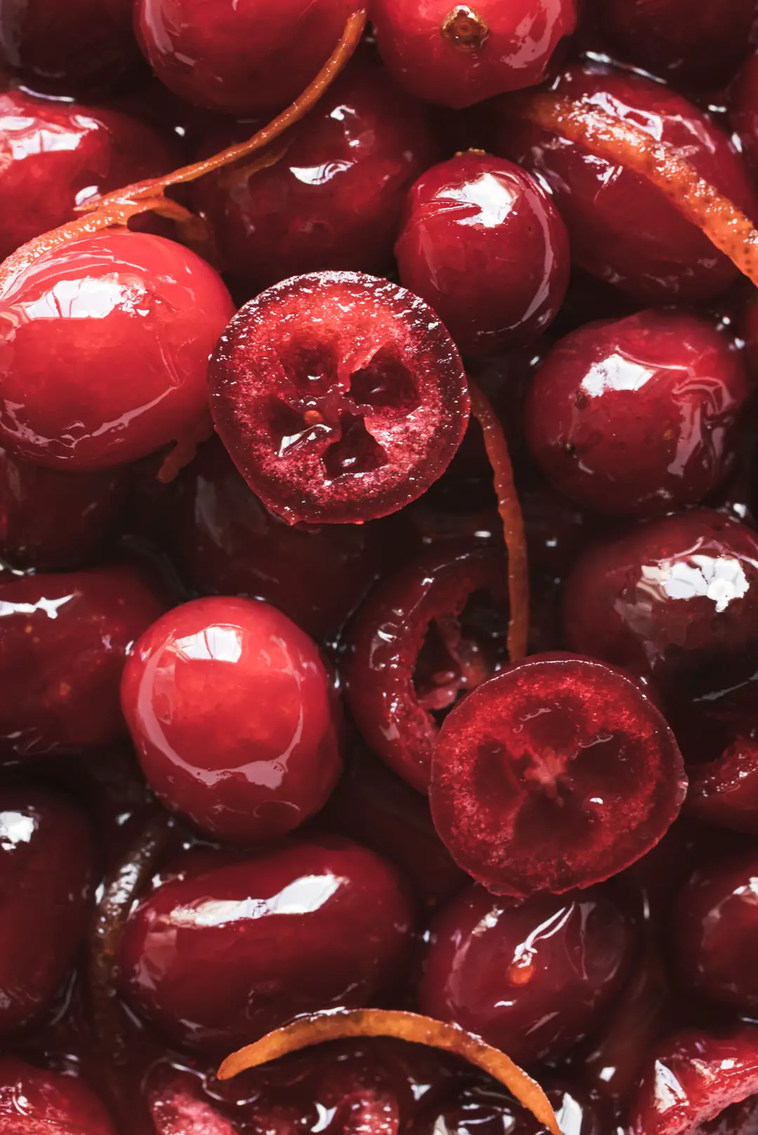 These soft candied cranberries are the most beautiful and delicious preparation of whole cranberries - a gorgeous & festive garnish