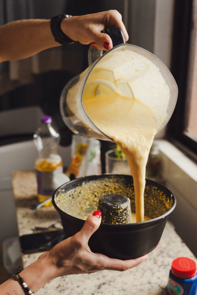 A simple Brazilian blender cake